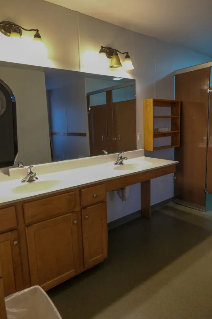 Retreat Lodging 39 Retreat Lodging Large Bunk Cabin Bathroom 2 | Black Rock Retreat
