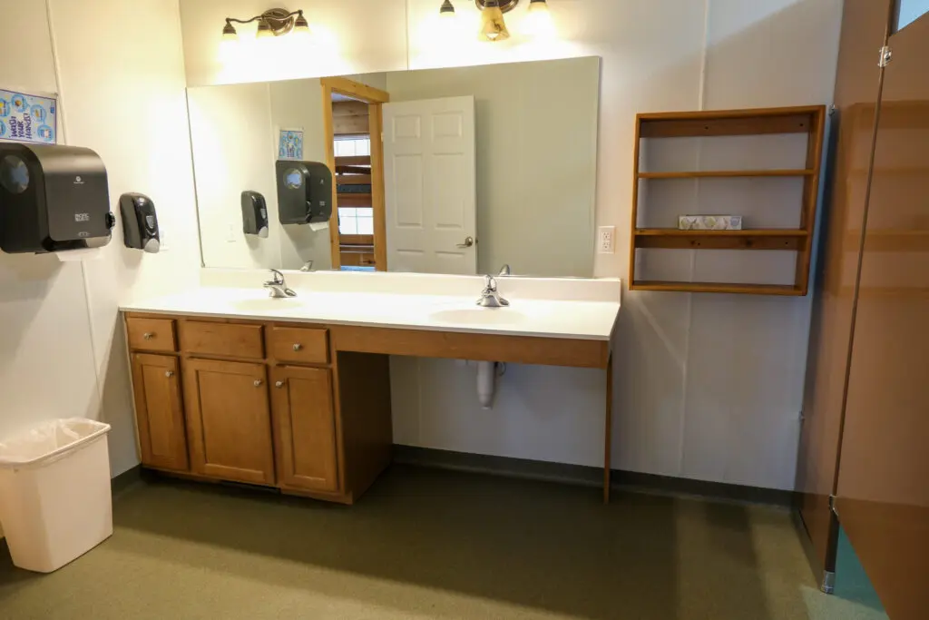 Retreat Lodging 40 Retreat Lodging Large Bunk Cabin Bathroom 3 | Black Rock Retreat