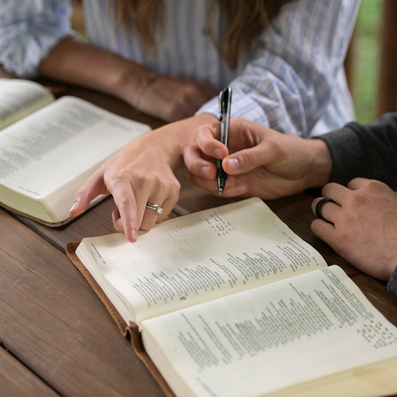 Bible Study At Retreat